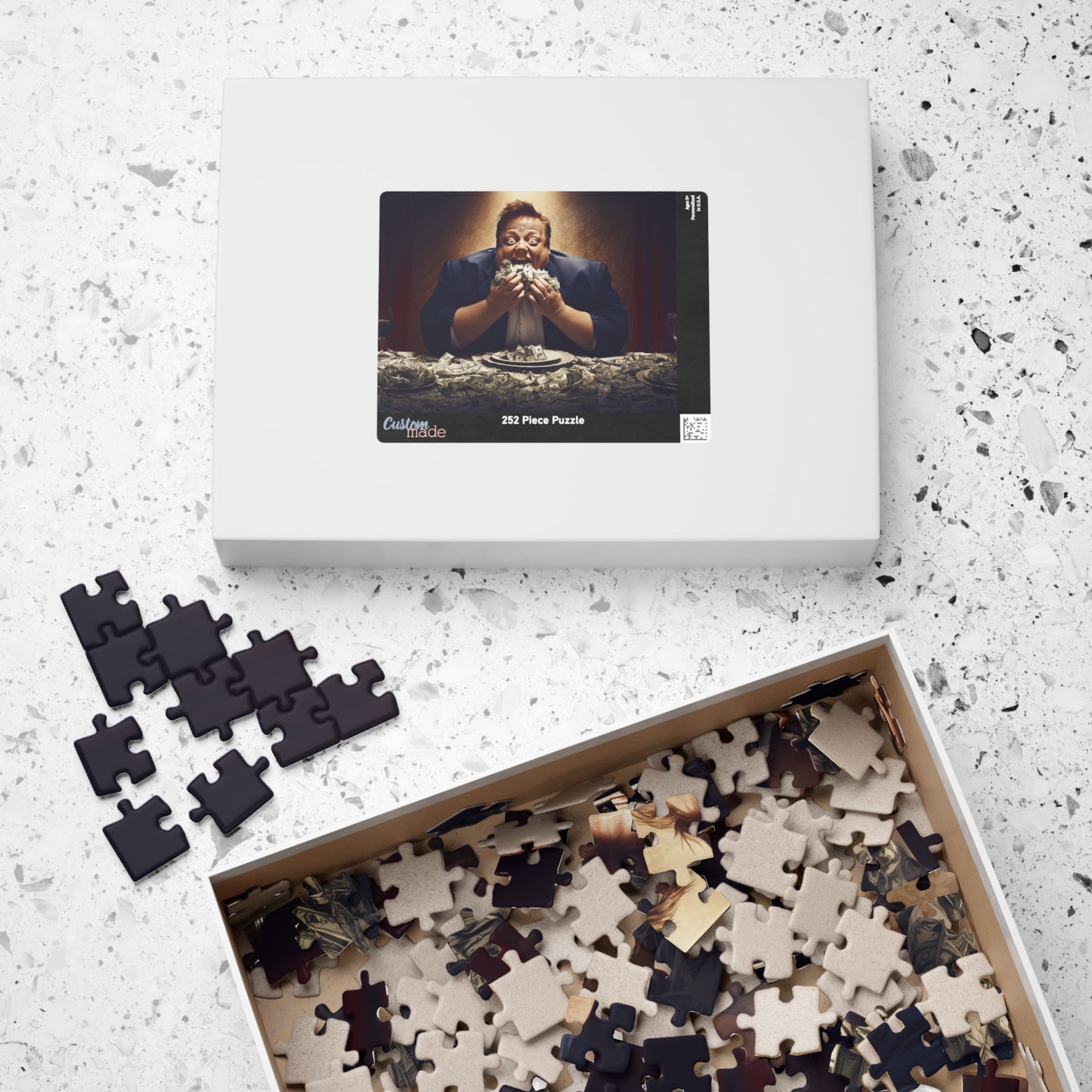 Feast of the Almighty Dollar, The Money Devourer (Jigsaw Puzzle)