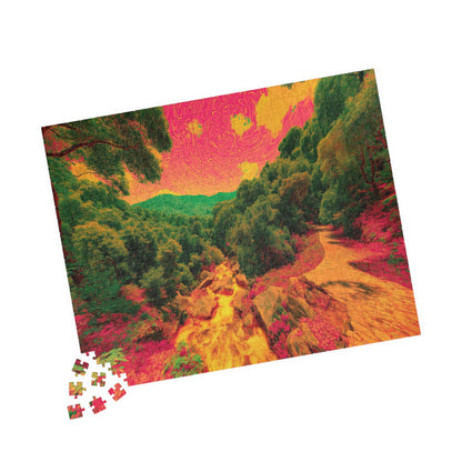 Chromatic Wilderness, Psychedelic Forest Dream (Jigsaw Puzzle)