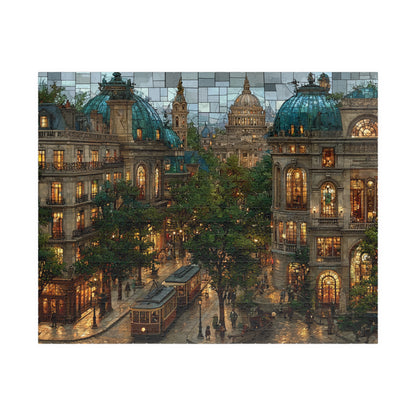 Reflections of a Golden Hour, French Landscape (Jigsaw Puzzle)