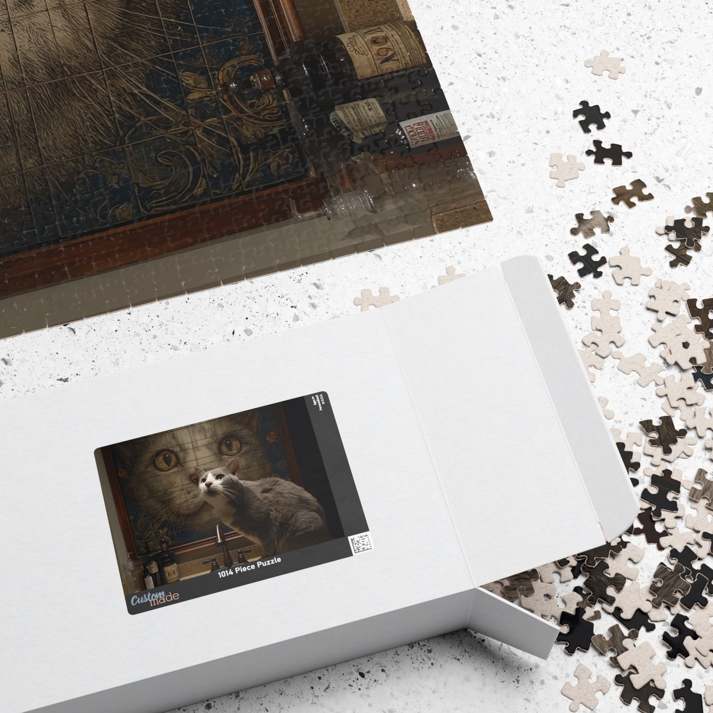 Homage to the House Cat, The Watcher and the Watched (Jigsaw Puzzle)