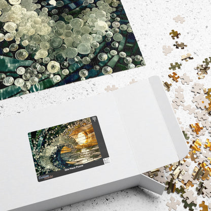 Ephemeral Splash, Frozen in Glass (Jigsaw Puzzle)