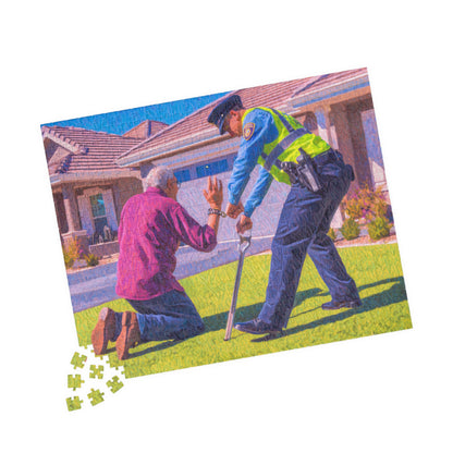 HOA Lawn Order, Suburban Justice (Jigsaw Puzzle)
