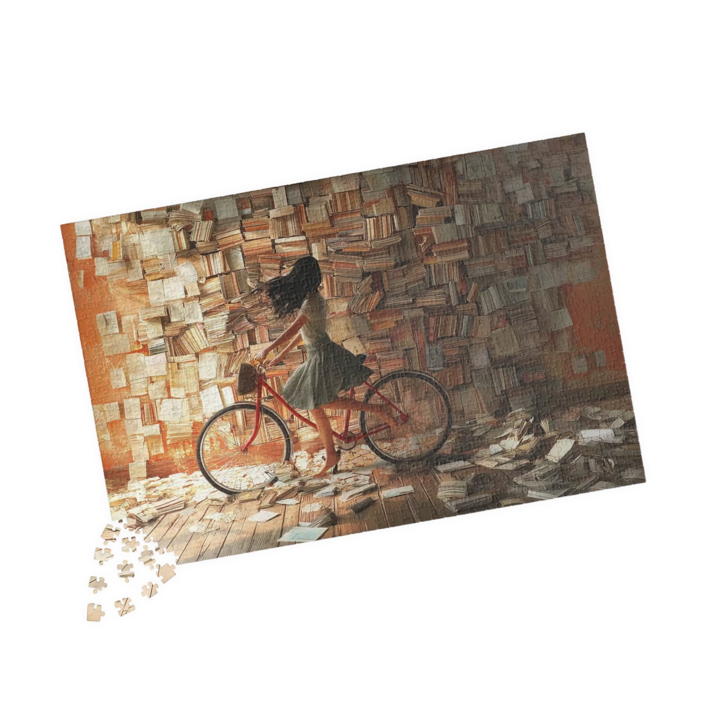 The Scholar's Escape, Wall of Books (Jigsaw Puzzle)