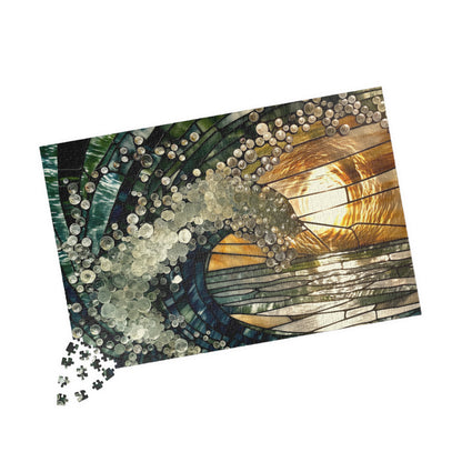 Ephemeral Splash, Frozen in Glass (Jigsaw Puzzle)