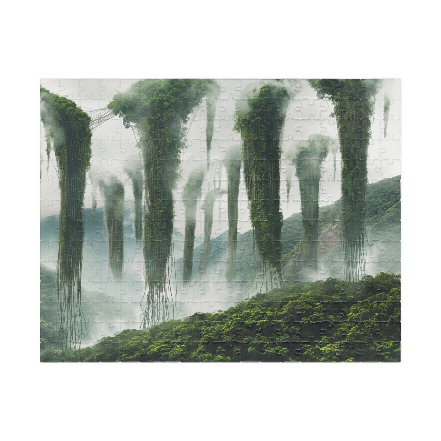 Skybound Canopy, Floating Forest (Jigsaw Puzzle)