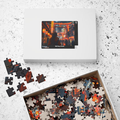 Beneath The Neon Sky, A Walk in 2212 (jigsaw puzzle)