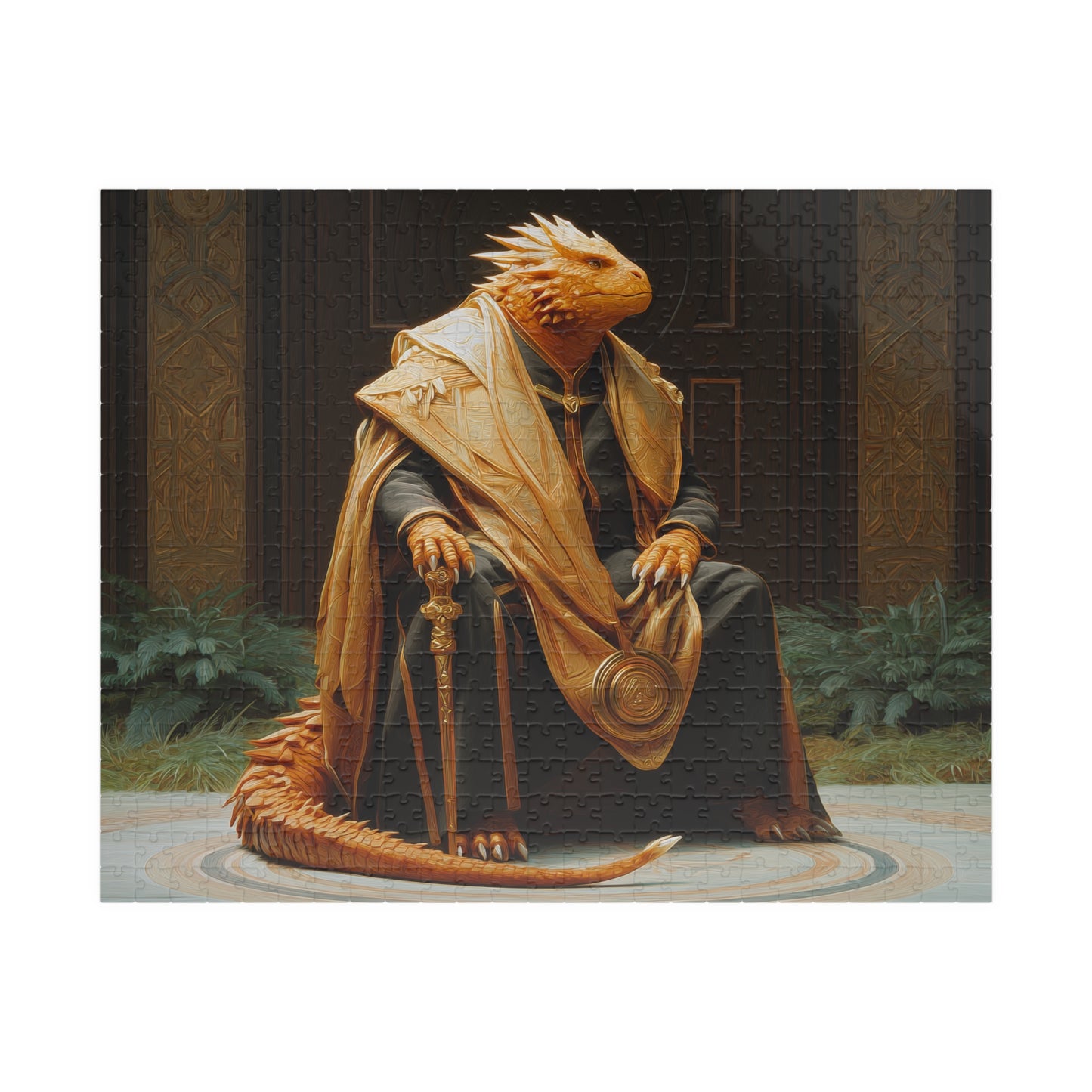 Ornate Oracle, Golden Knowledge (Jigsaw Puzzle)