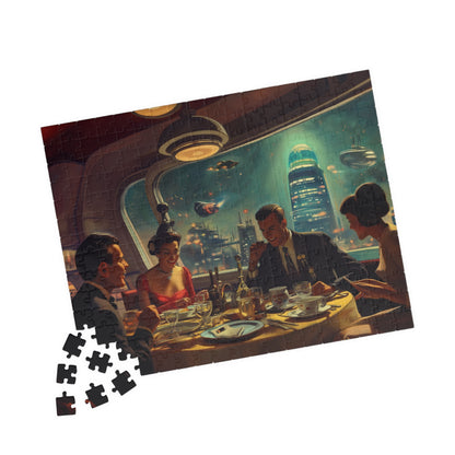 Nostalgic Tomorrow, Dinner in Space (Jigsaw Puzzle)