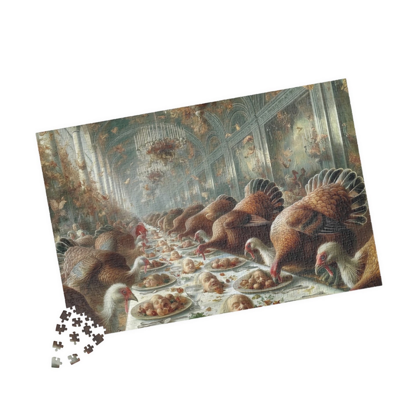Grand Thanksgiving Feast, Gobble Gobble (Jigsaw Puzzle)