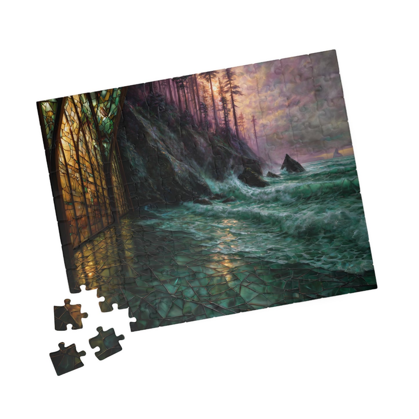 Pacific Hymn at Daybreak, Californian Dawn (Jigsaw Puzzle)