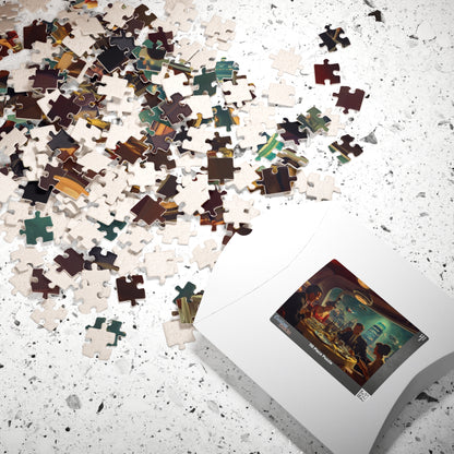 Nostalgic Tomorrow, Dinner in Space (Jigsaw Puzzle)