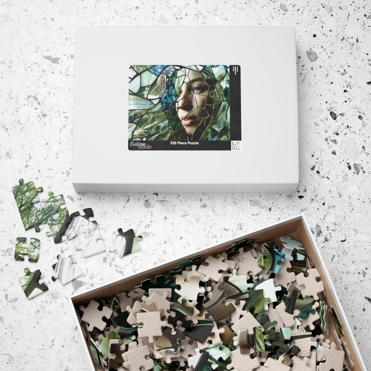 Human in Pieces, Shimmering Flesh (Jigsaw Puzzle)