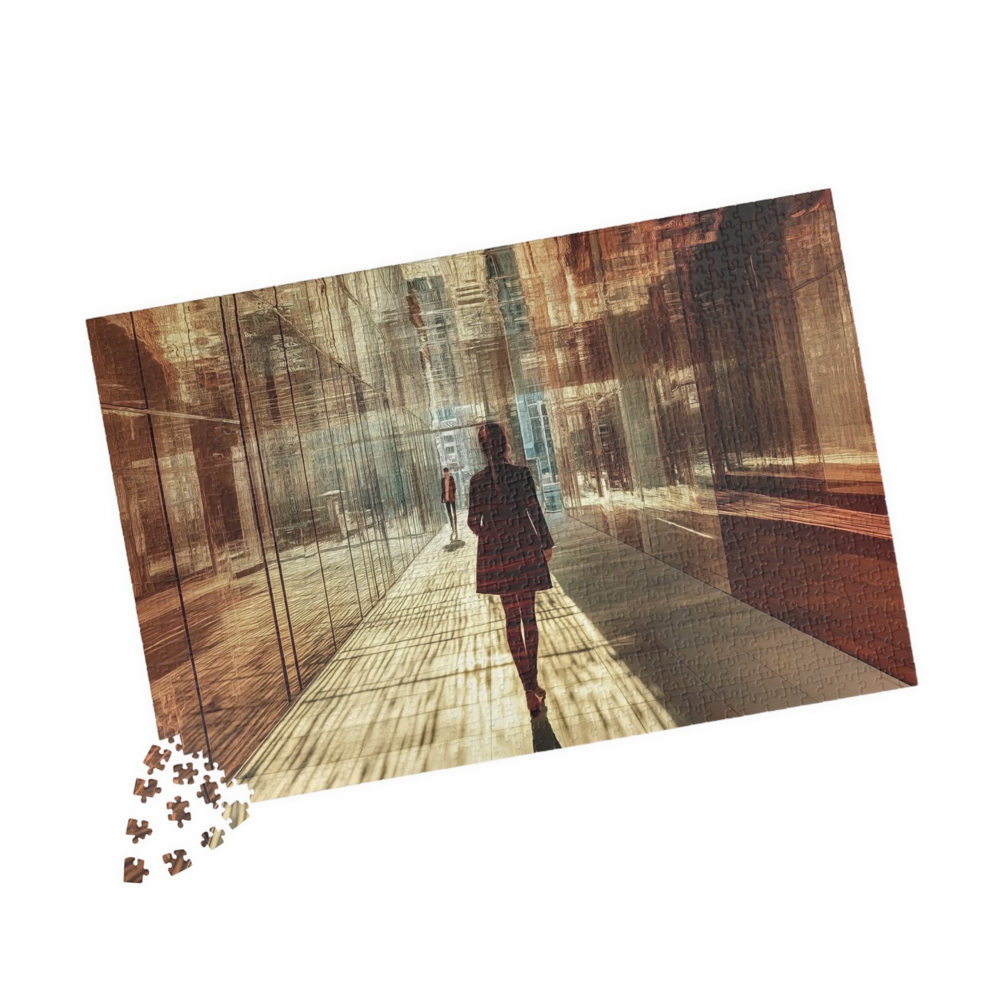 Corporate Silence, Alone in the Crowd (jigsaw puzzle)