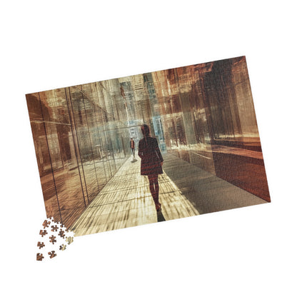 Corporate Silence, Alone in the Crowd (jigsaw puzzle)