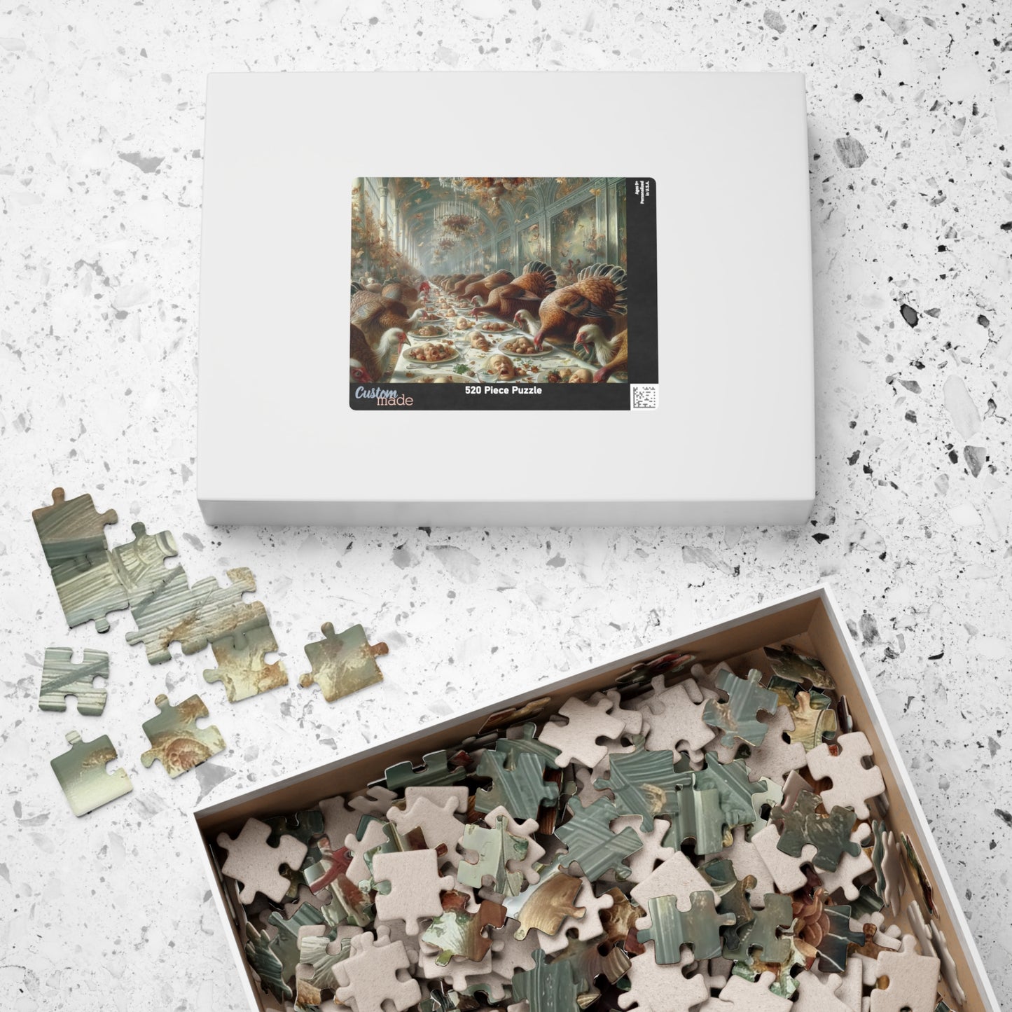 Grand Thanksgiving Feast, Gobble Gobble (Jigsaw Puzzle)