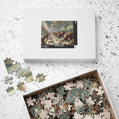 Grand Thanksgiving Feast, Gobble Gobble (Jigsaw Puzzle)