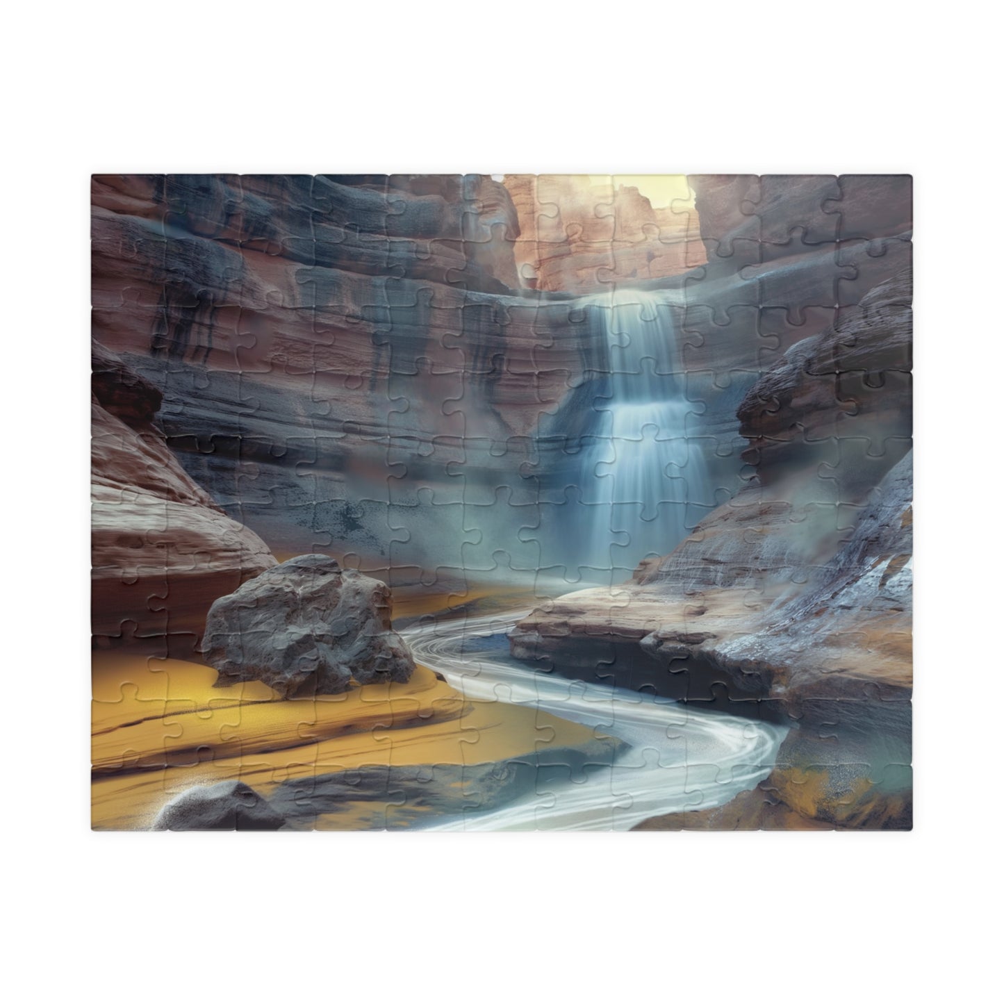 Waterfall on Mars, Gift from the Dirt (Jigsaw Puzzle)