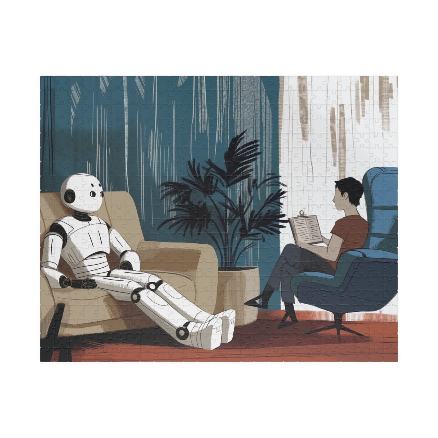 Robot Therapy, Digital Depression (jigsaw puzzle)