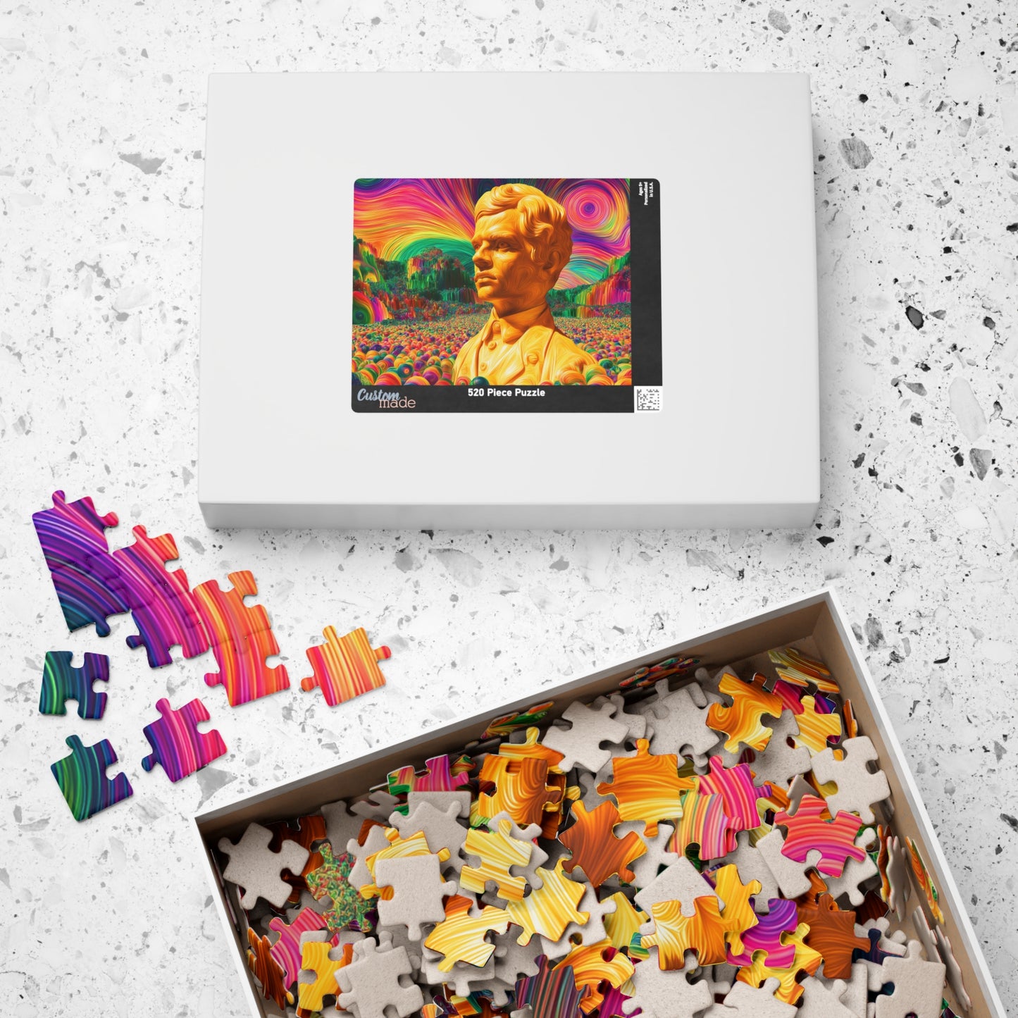 I'm on the wrong floor again, Digital Dreamscape Portrait (Jigsaw Puzzle)