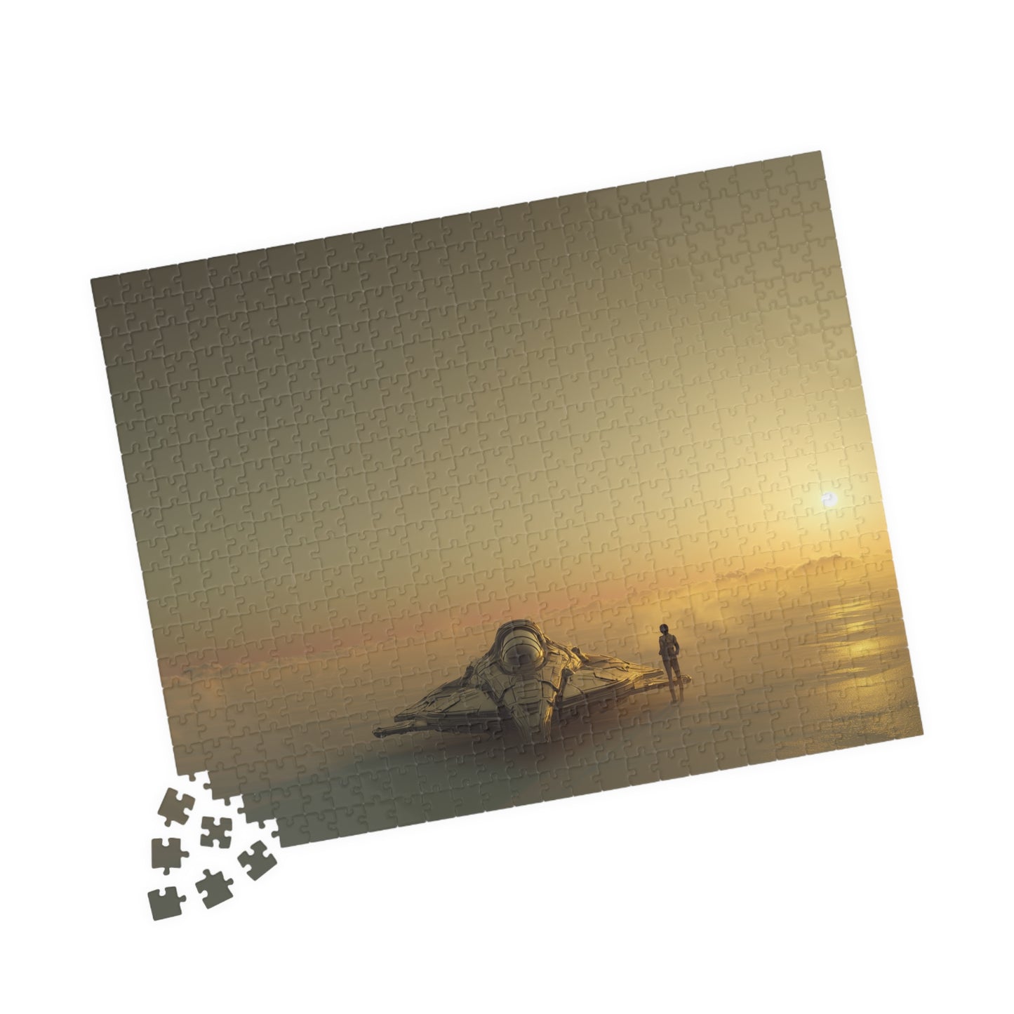 Stranded in Heaven, Vessel on the Cloud Sea (Jigsaw Puzzle)