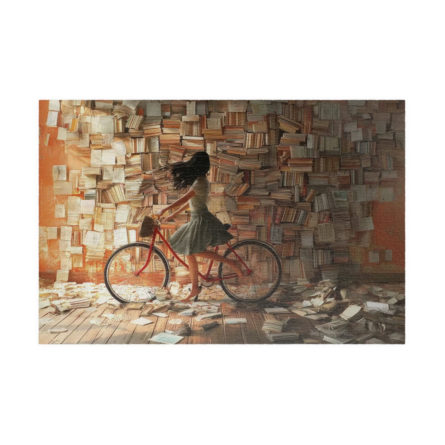 The Scholar's Escape, Wall of Books (Jigsaw Puzzle)