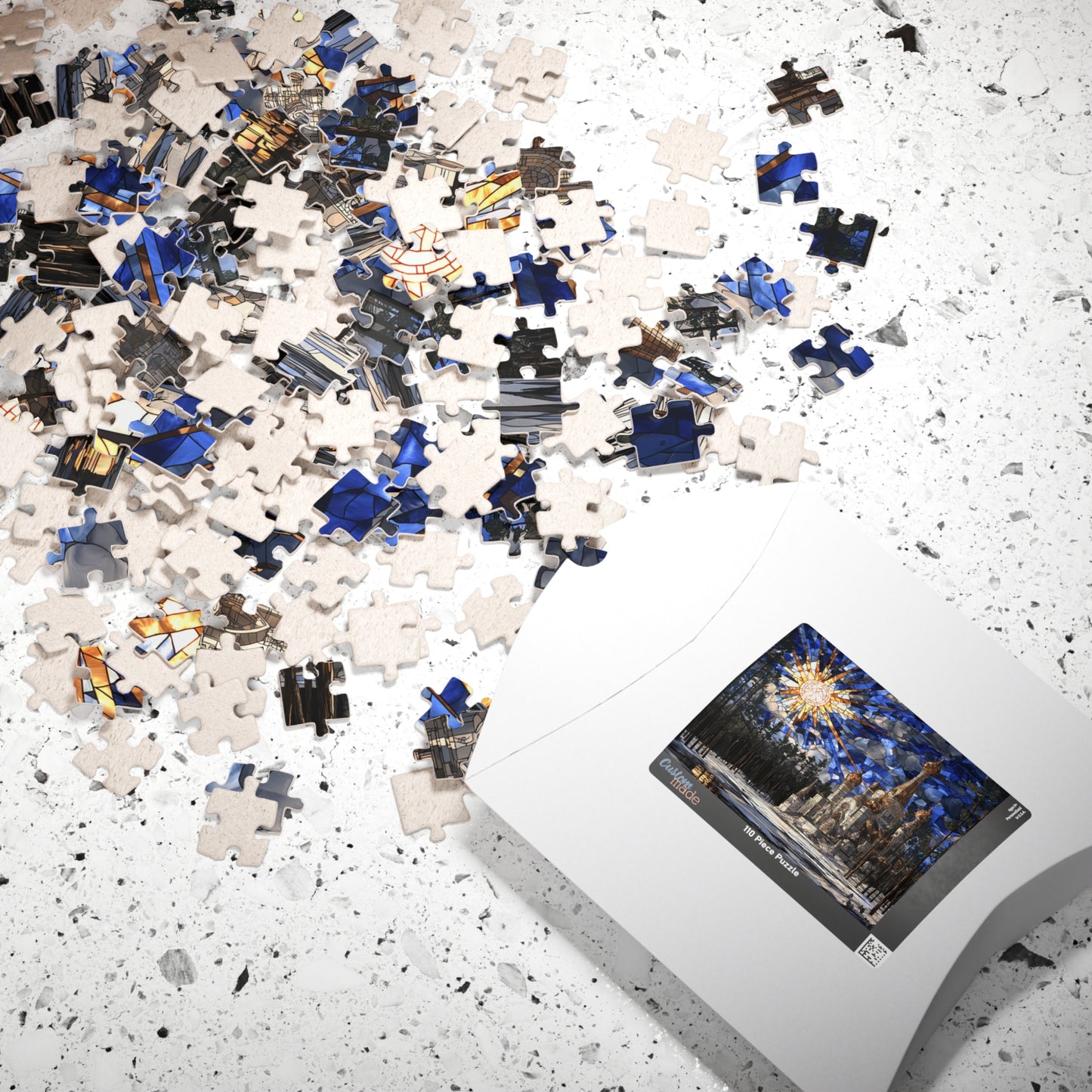 Silent Temple of the North, Frostbound Glory (Jigsaw Puzzle)