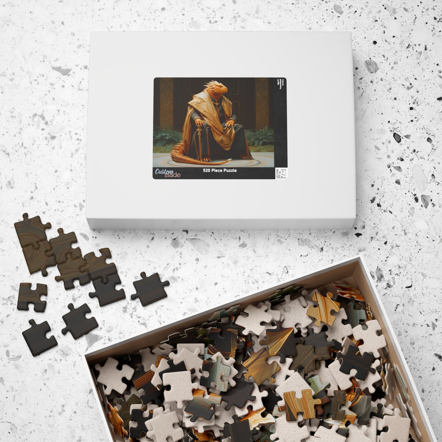 Ornate Oracle, Golden Knowledge (Jigsaw Puzzle)