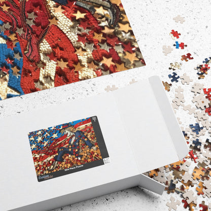 Happy 4th Of July, Time for a Party (Jigsaw Puzzle)