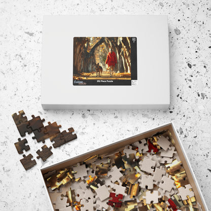 Dog Walks Dog, An Autumn Day (Jigsaw Puzzle)