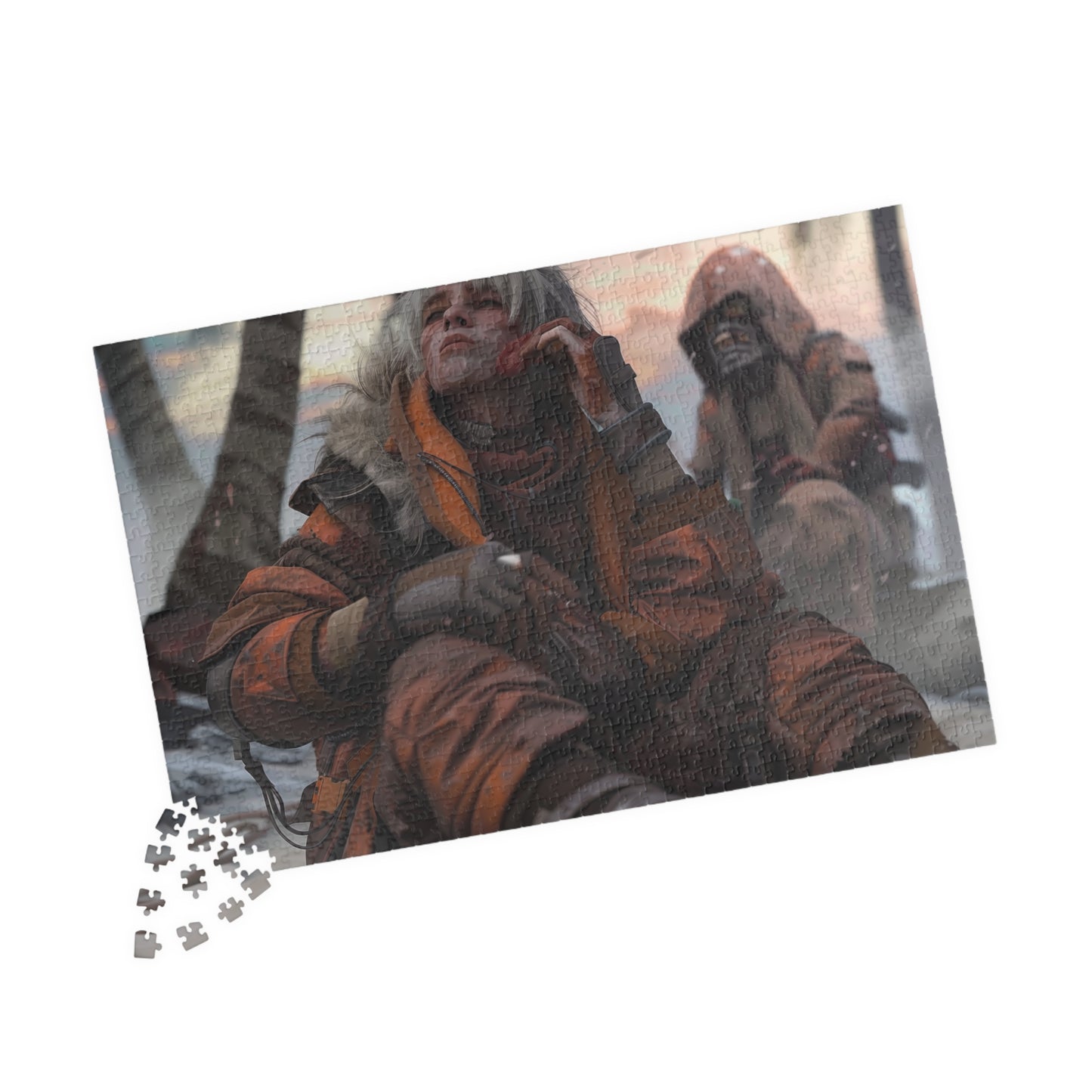 Wasteland Sustenance, A Scavenger's Lunch (Jigsaw Puzzle)