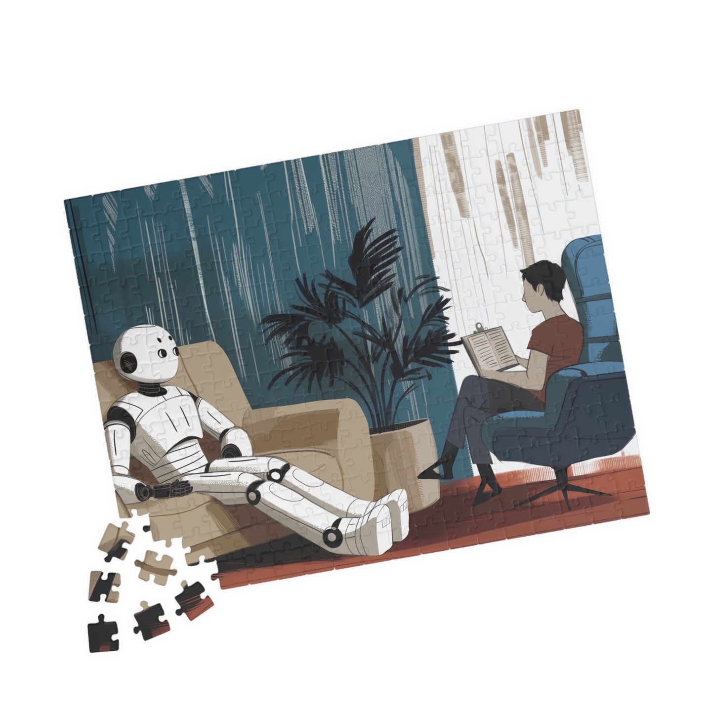 Robot Therapy, Digital Depression (jigsaw puzzle)