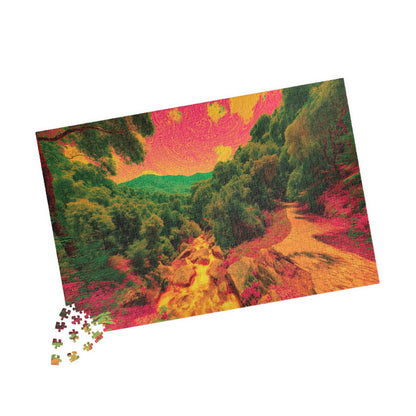 Chromatic Wilderness, Psychedelic Forest Dream (Jigsaw Puzzle)