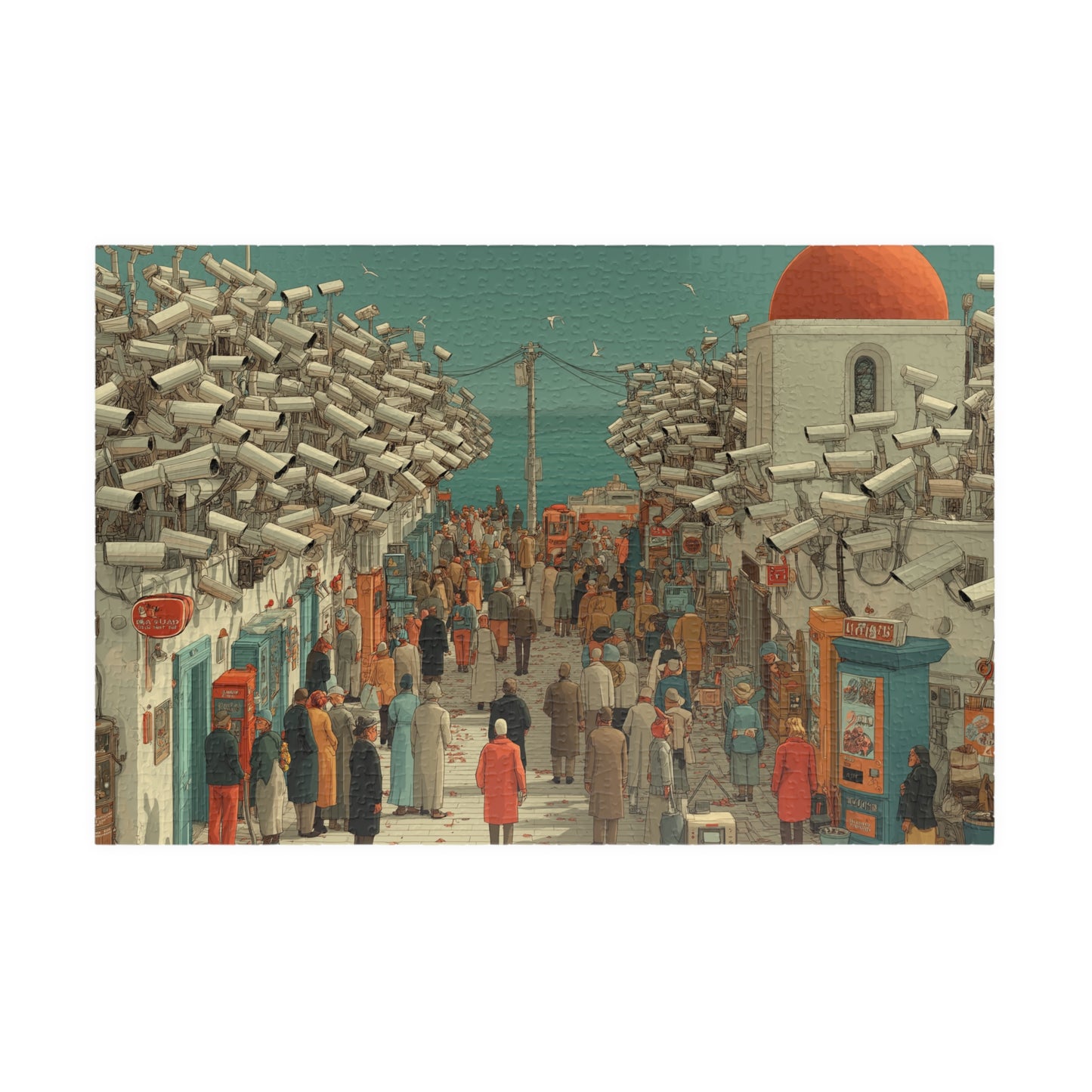 Say Cheese or Else, Crowdsourced Surveillance (Jigsaw Puzzle)