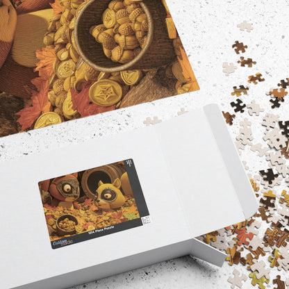 Scavenging For Winter, The Great Acorn Heist (Jigsaw Puzzle)