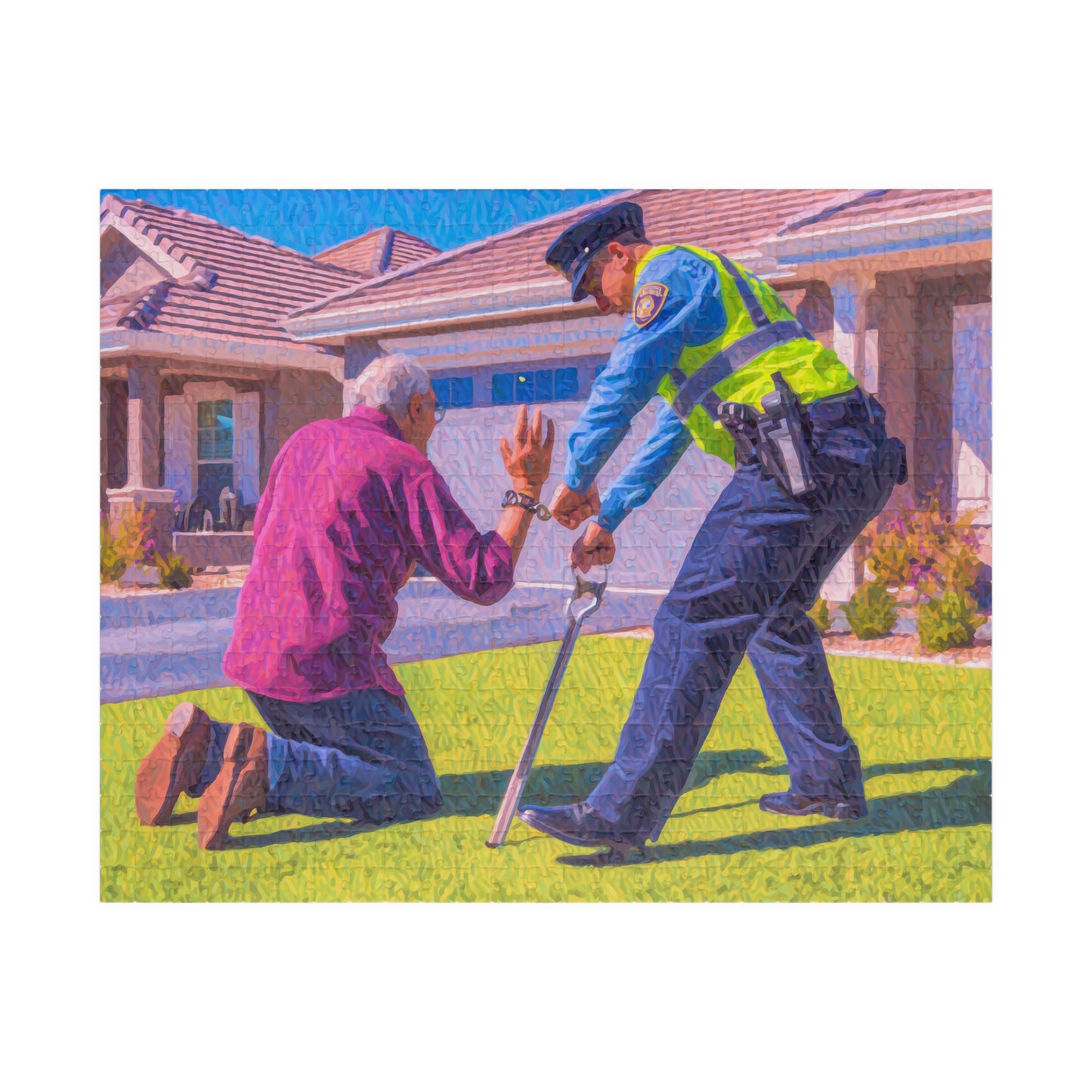 HOA Lawn Order, Suburban Justice (Jigsaw Puzzle)