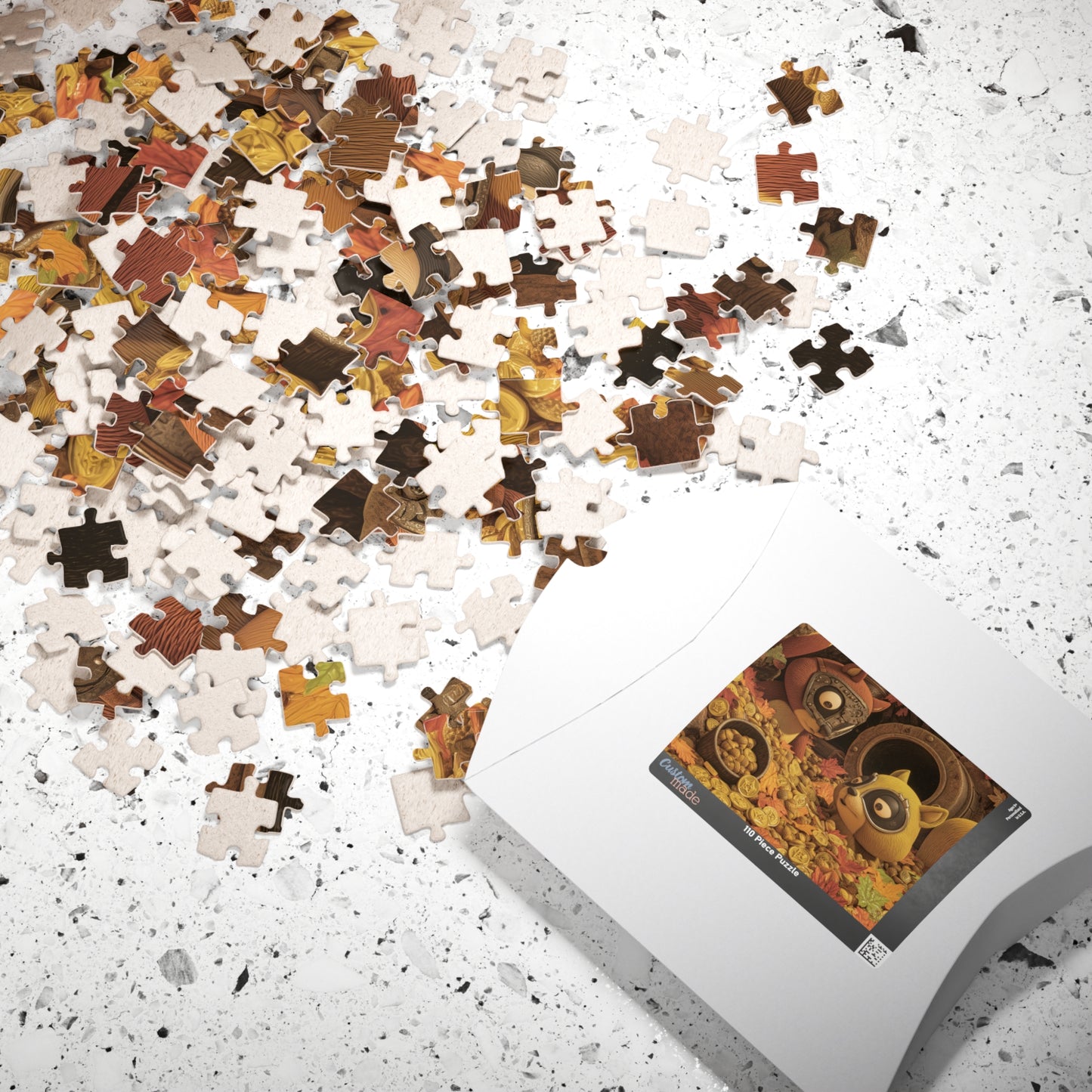 Scavenging For Winter, The Great Acorn Heist (Jigsaw Puzzle)