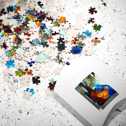 Meditative Offering, A Monk's Day (Jigsaw Puzzle)