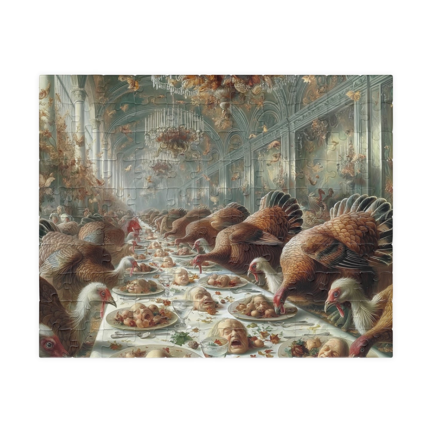 Grand Thanksgiving Feast, Gobble Gobble (Jigsaw Puzzle)