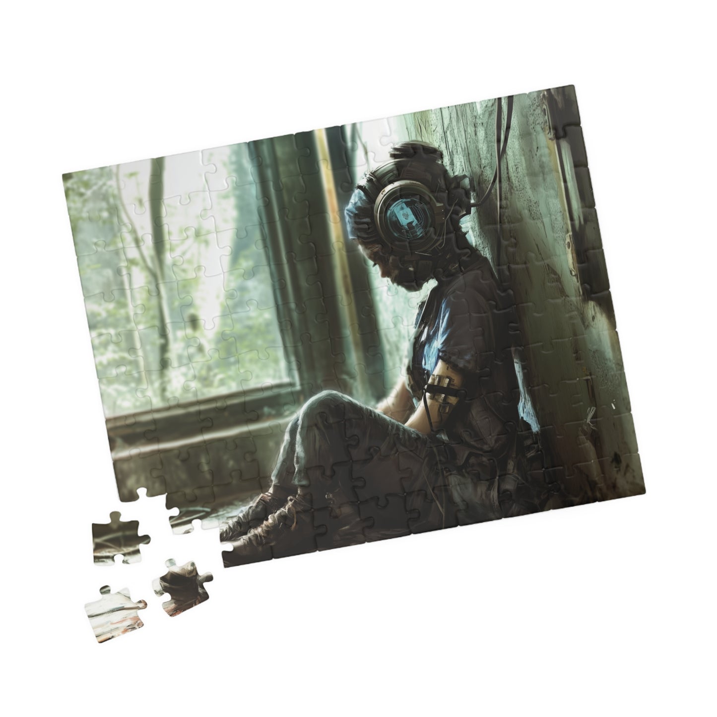 Plugged In, A Dystopian Virtual Connection (jigsaw puzzle)