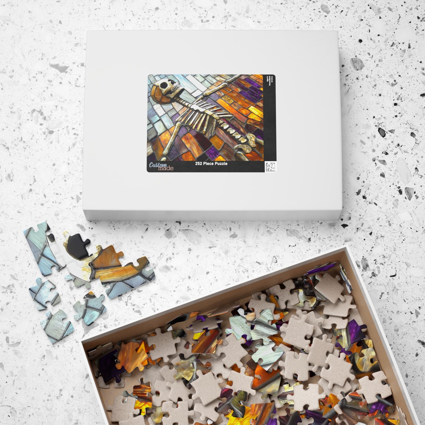 Bones of Glass, Mosaic Skeleton (Jigsaw Puzzle)