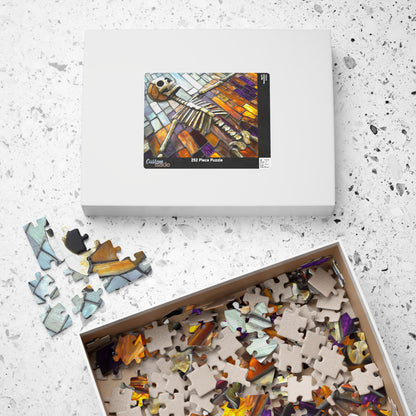 Bones of Glass, Mosaic Skeleton (Jigsaw Puzzle)