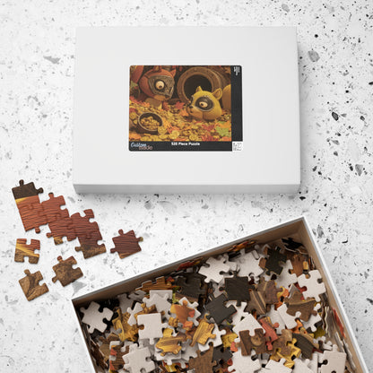 Scavenging For Winter, The Great Acorn Heist (Jigsaw Puzzle)