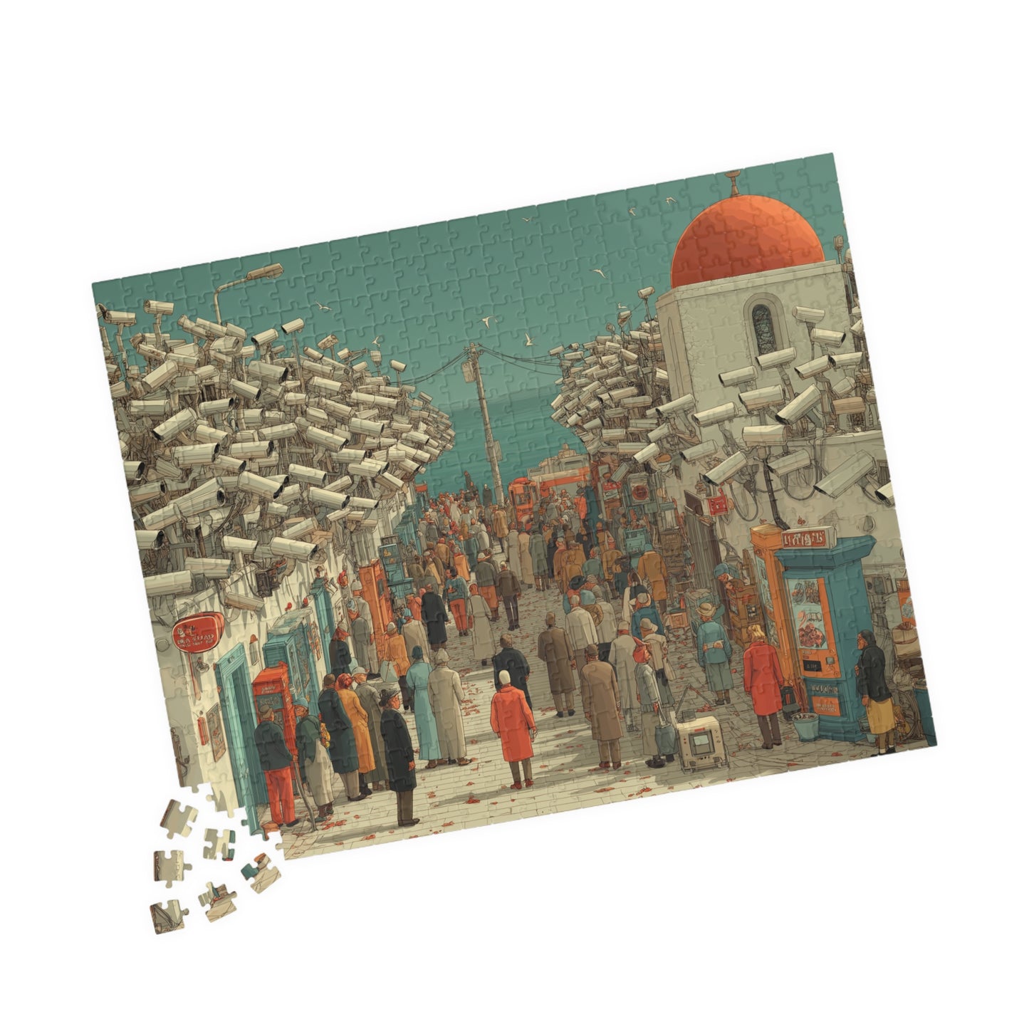 Say Cheese or Else, Crowdsourced Surveillance (Jigsaw Puzzle)