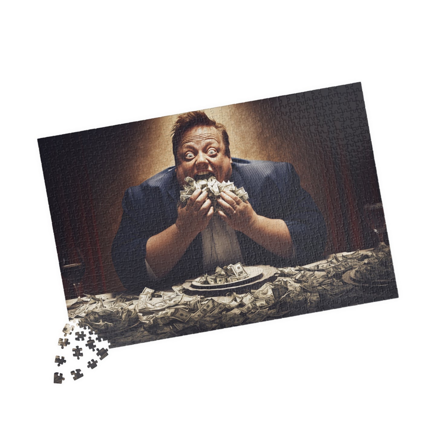 Feast of the Almighty Dollar, The Money Devourer (Jigsaw Puzzle)
