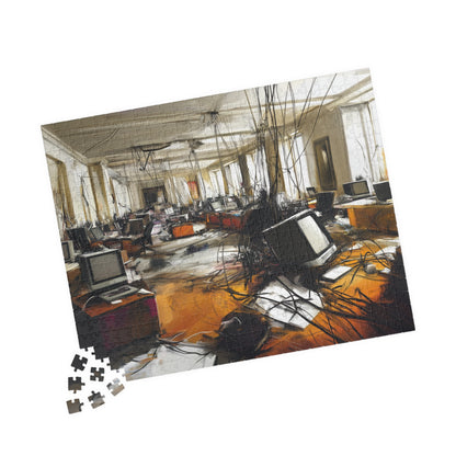 Day in the Office, Jumbled Space (Jigsaw Puzzle)