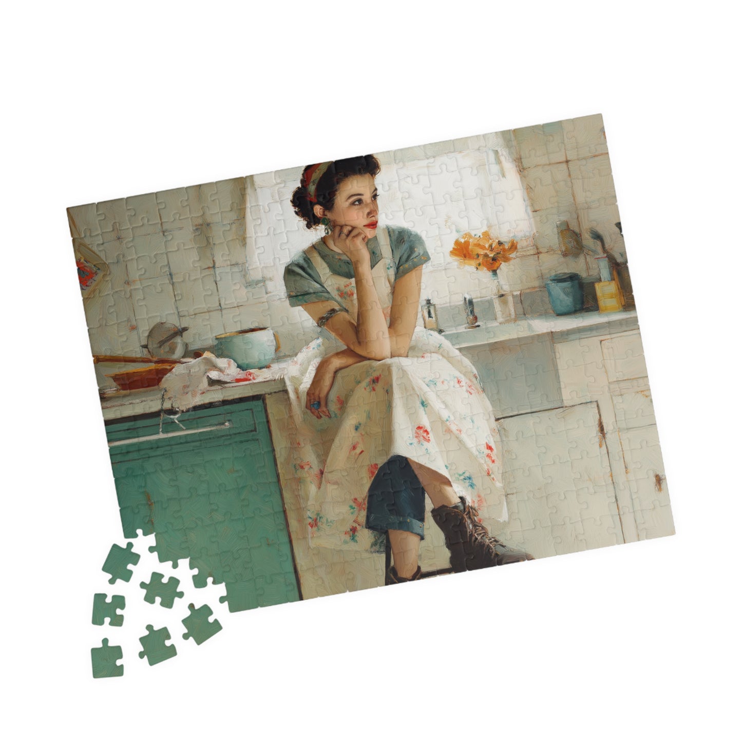 Lipstick and Leather, Good Housekeeping Gone Rogue (Jigsaw Puzzle)