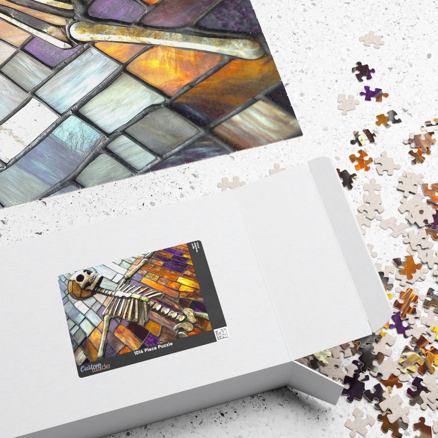 Bones of Glass, Mosaic Skeleton (Jigsaw Puzzle)