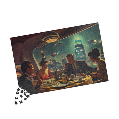 Nostalgic Tomorrow, Dinner in Space (Jigsaw Puzzle)