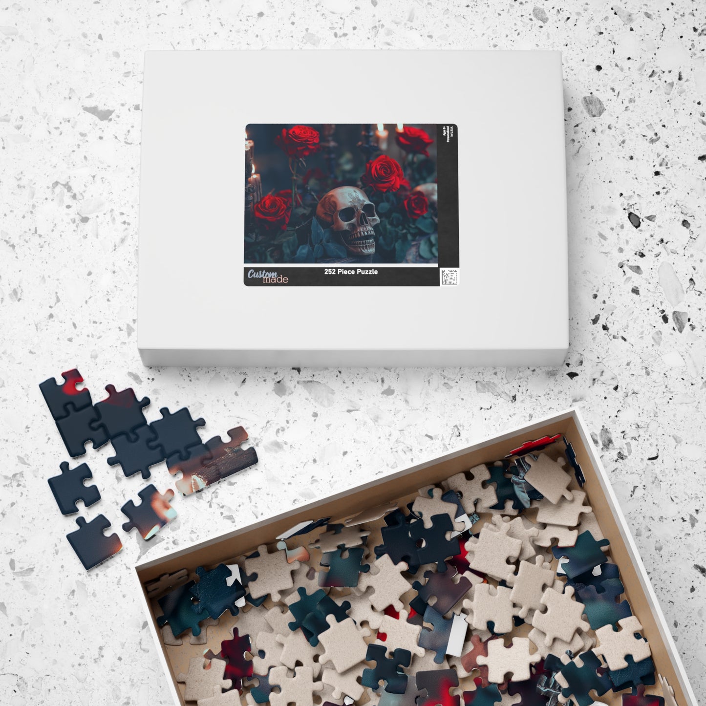 Mortal Bloom, Rose for a Skull (Jigsaw Puzzle)