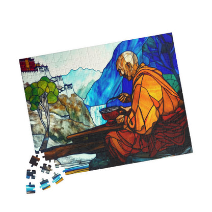Meditative Offering, A Monk's Day (Jigsaw Puzzle)